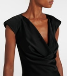 The Row Tefra satin gown