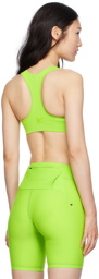 District Vision Green Twin Layer Sport Bra