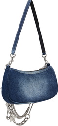 Marc Jacobs Blue 'The Faded Denim Charm Shoulder' Bag