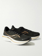 Saucony - Endorphin Speed 3 Rubber-Trimmed Mesh Running Sneakers - Black