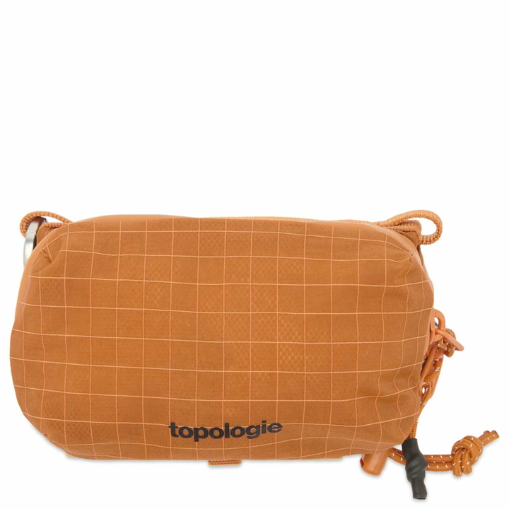 Photo: Topologie Bottle Sacoche Bag - Mini in Burn Orange Ripstop 