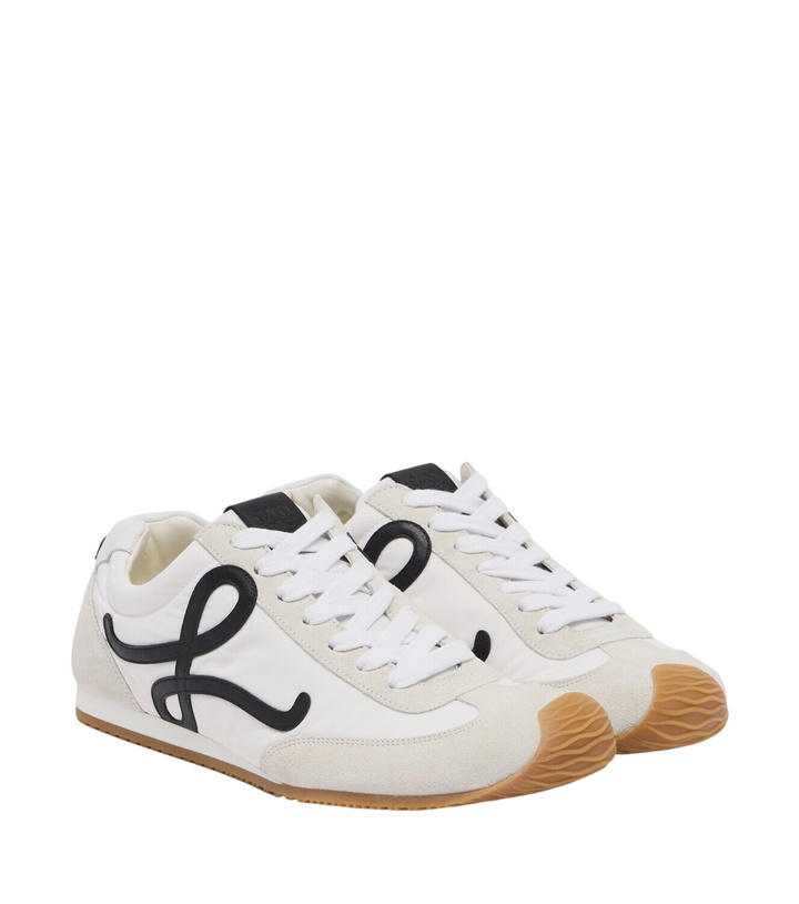 Photo: Loewe Ballet Runner 2.0 suede-trimmed sneakers