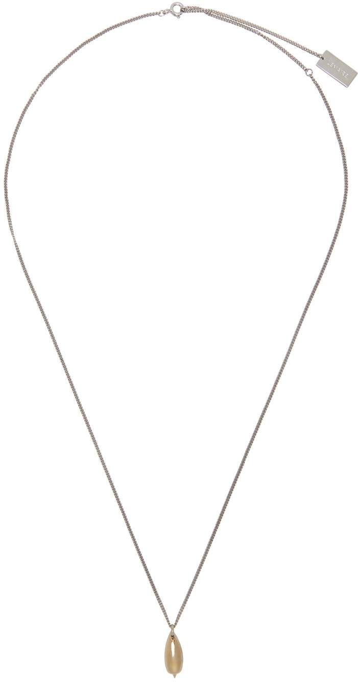 Lemaire Silver Seed Pendant Necklace Lemaire