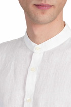 120% Lino Shirt In Beige Linen