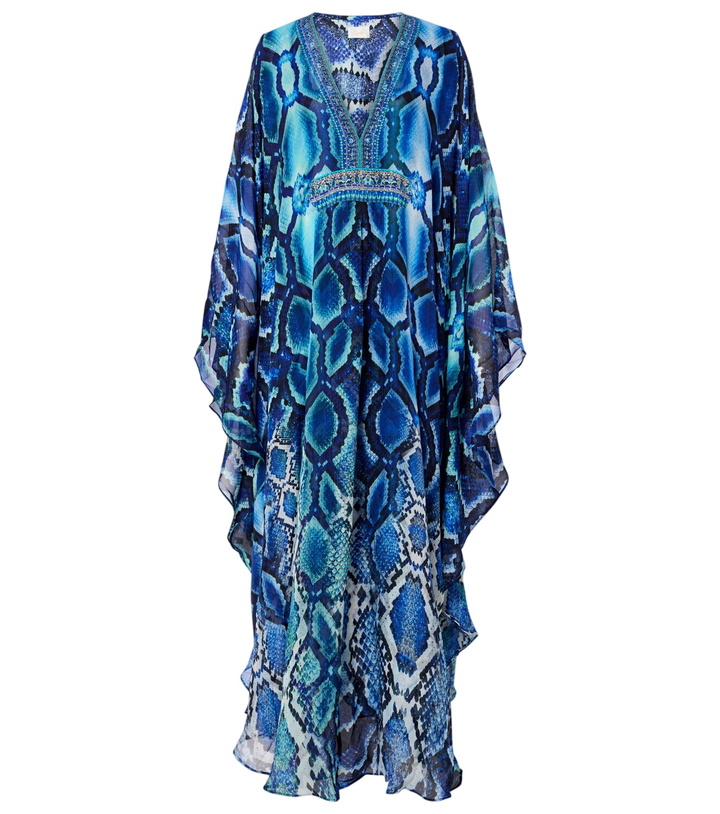 Photo: Camilla Embellished printed silk kaftan