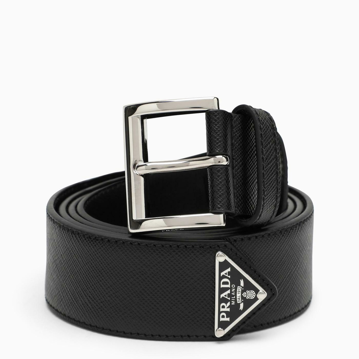 ベルト Prada Black Saffiano leather belt Prada Saffiano Leather Belt | Saks Fifth Avenue