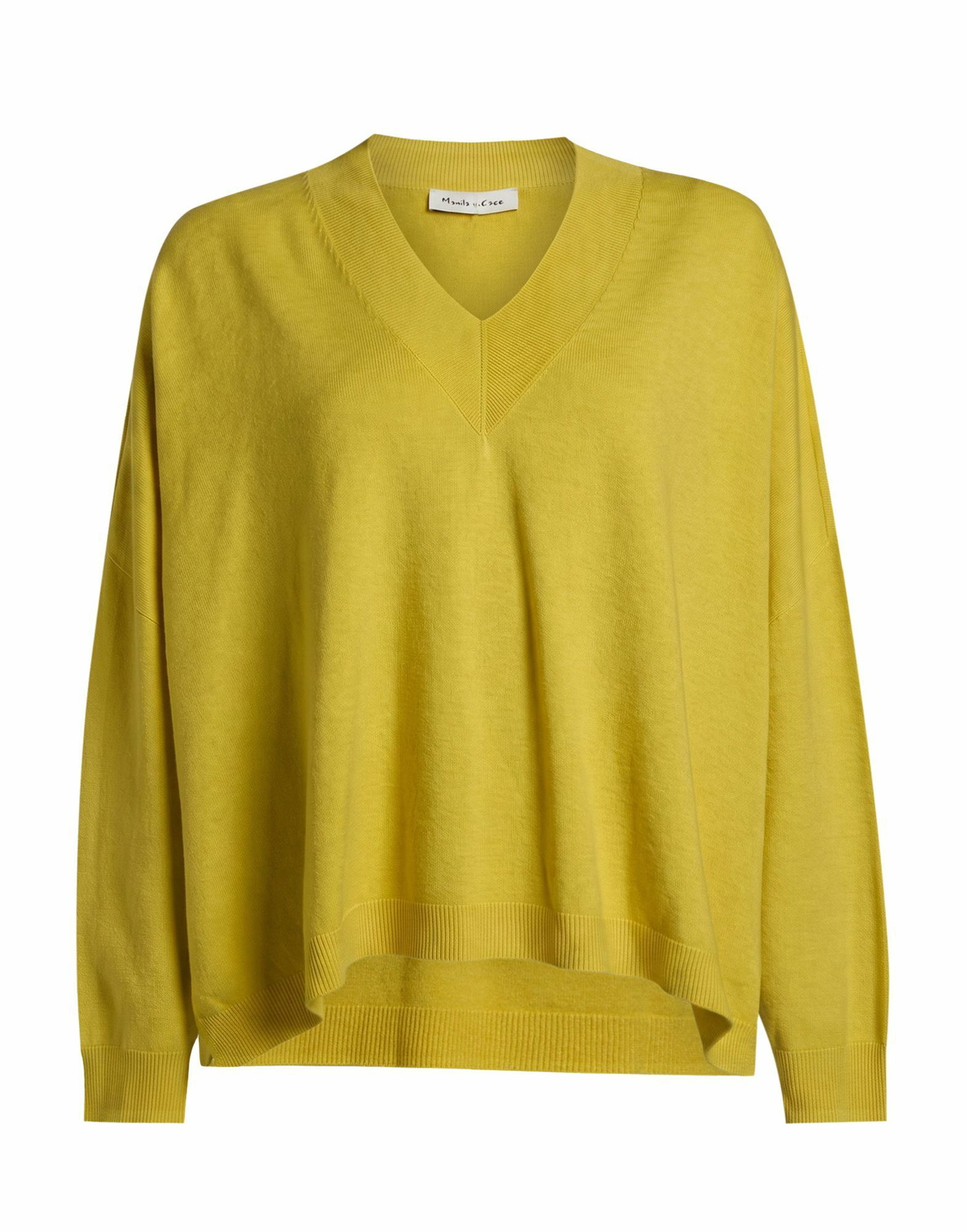 Manila Grace Womens Sweater in Yellow
