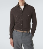 Brunello Cucinelli Cotton piqué shirt