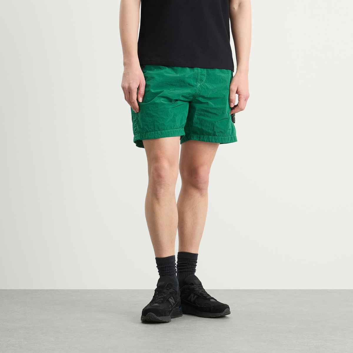 Stone Island Men's Nylon Metal Shorts in Malachite Stone Island