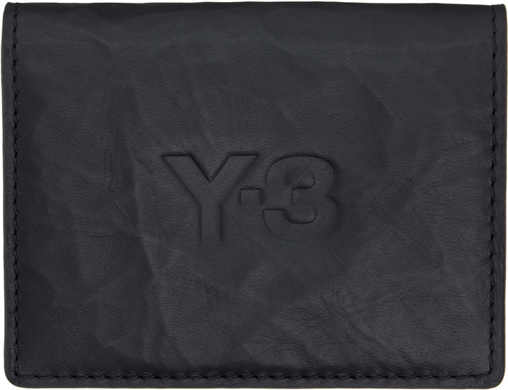 Photo: Y-3 Black Leather Card Holder