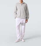 Thom Browne 4-Bar cotton jersey half-zip sweatshirt