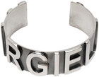 MM6 Maison Margiela Silver 6 Cuff Bracelet