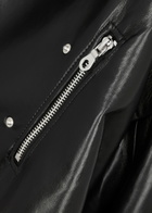 Nanushka Ado Regenerated Leather Jacket Black