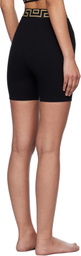 Versace Underwear Black Greca Border Sport Shorts