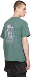 Satisfy Green Cotton T-Shirt
