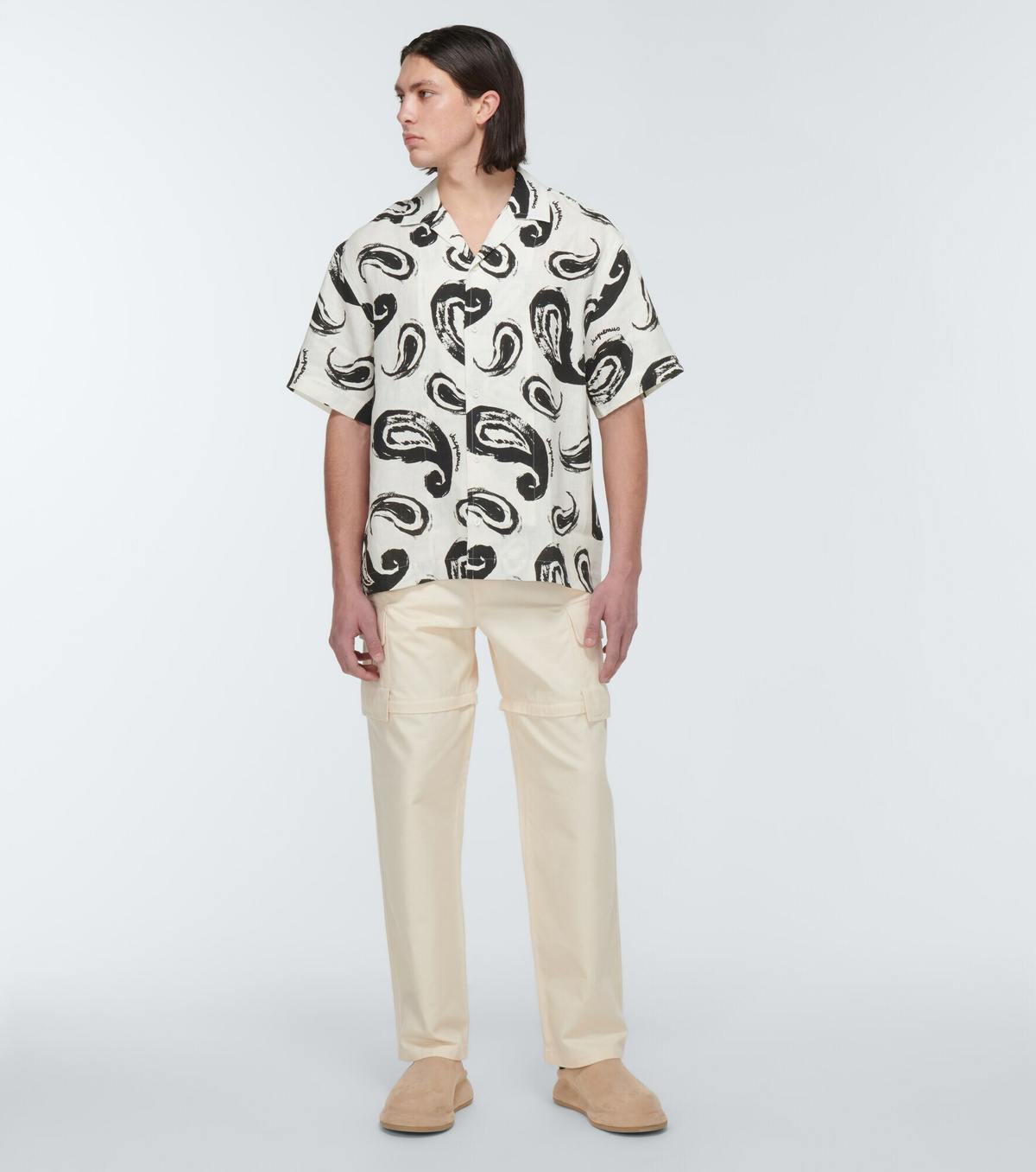 Jacquemus - La Chemise Jean printed linen shirt Jacquemus