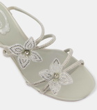 Rene Caovilla Caterina embellished bow-detail sandals