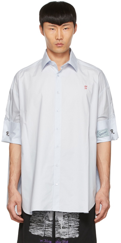 Photo: Raf Simons Blue Cotton Shirt