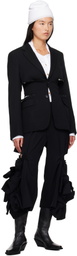 Comme des Garçons Homme Plus Black Gabardine Blazer