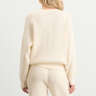 Nothing Written Women's Waffle Knit Pullover in Ivory