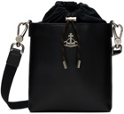 Vivienne Westwood Black Kent Drawstring Messenger Bag