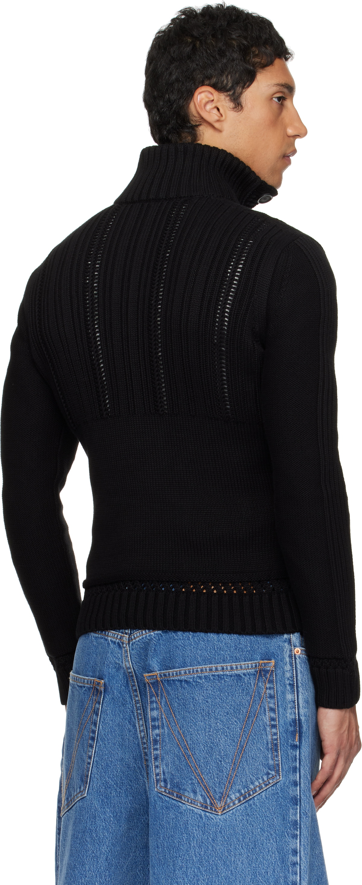 VETEMENTS Black Cargo Cardigan