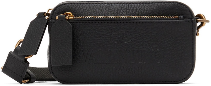 Photo: Valentino Garavani Black Small Leather Pouch