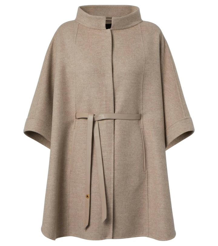 Photo: Loro Piana Belted cashmere cape