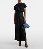 Ferragamo Hug Small denim tote bag