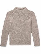 The Row - Ryoko Cotton Rollneck Sweater - Brown