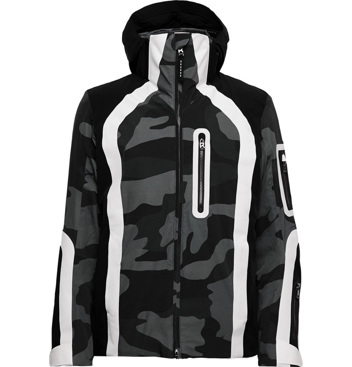 Photo: Bogner - Nik-T Camouflage-Print Padded Hooded Ski Jacket - Black
