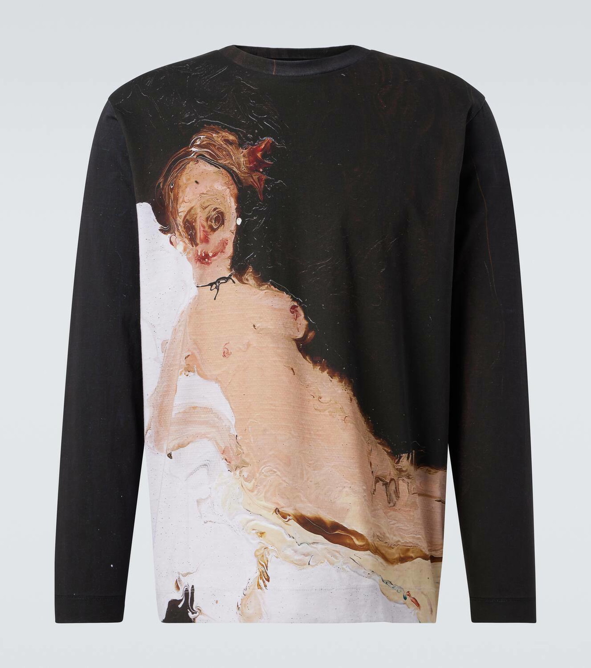 Simone Rocha Olympia printed cotton jersey T-shirt Simone Rocha