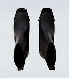 Rick Owens - Grilled Platform leather ankle boots