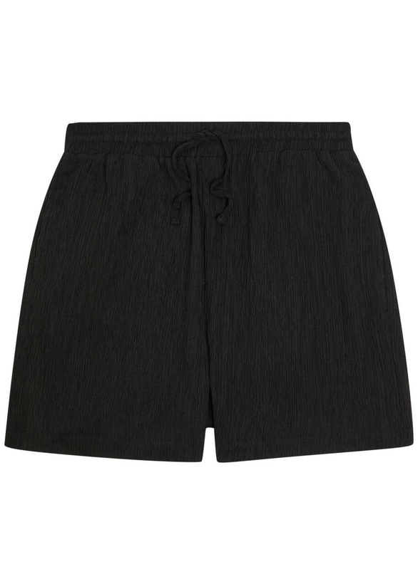 Photo: Raith Silvano Crinkled Cotton Shorts Black