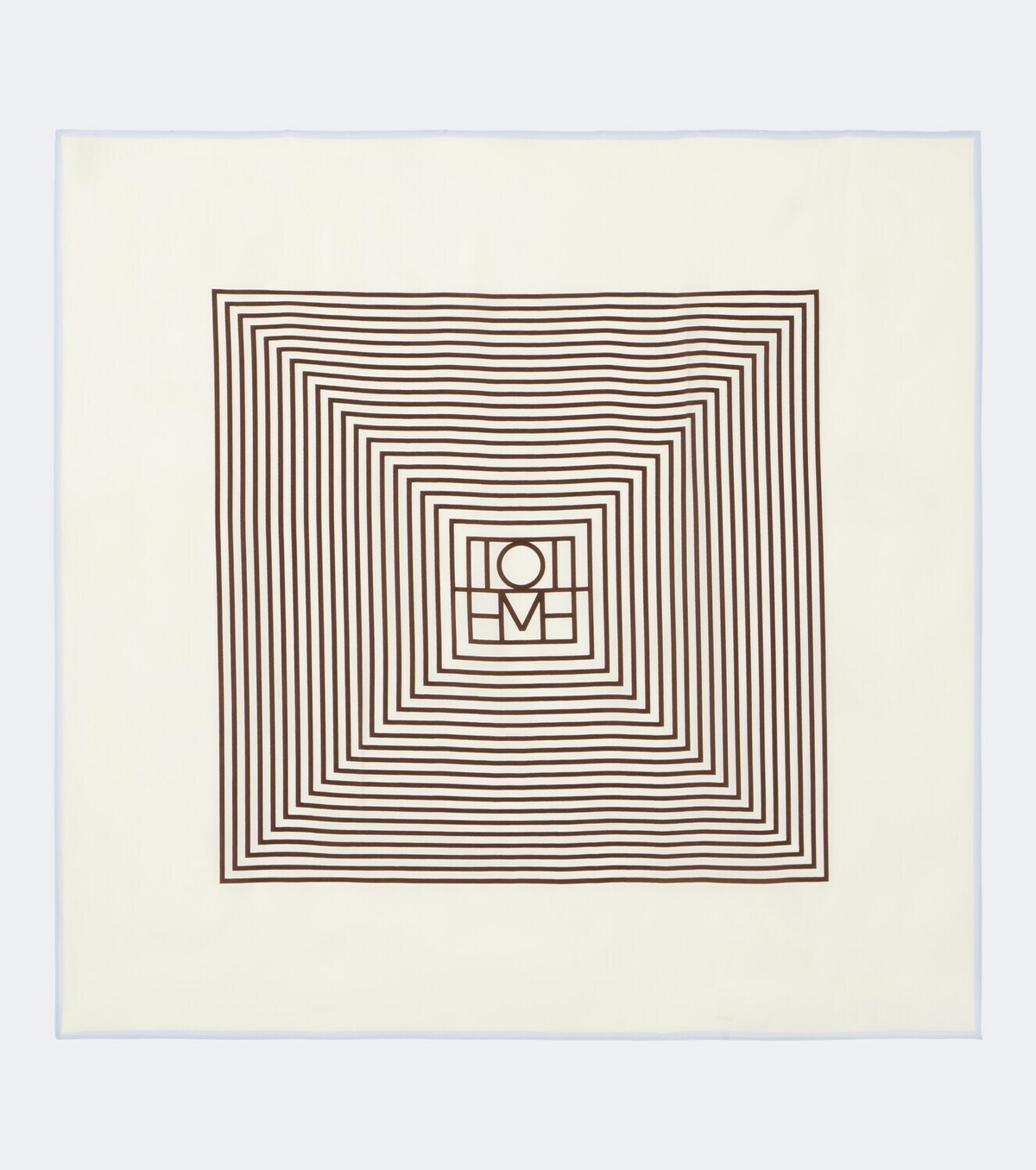 Toteme Monogram silk scarf