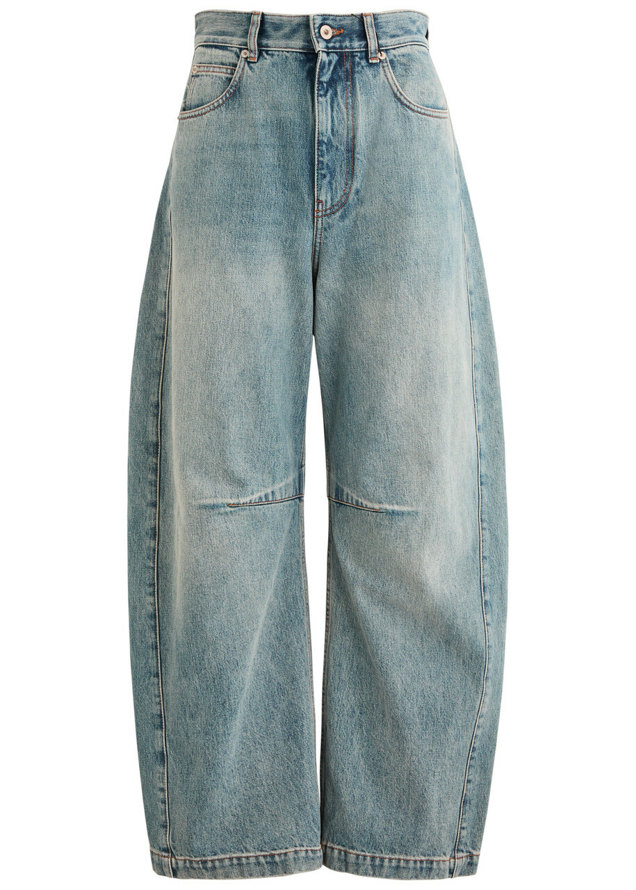 Loewe Paula's Ibiza silk satin wide-leg pants Loewe