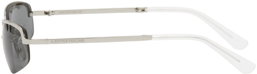 A BETTER FEELING Silver Siron Sunglasses