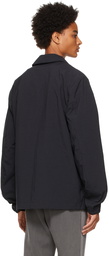 John Elliott Black Nylon Coach's Jacket