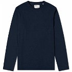 Colorful Standard Men's Long Sleeve Classic Organic T-Shirt in Navy Blue