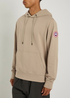 Canada Goose Huron Hooded Cotton Sweatshirt Beige