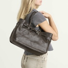 MARGESHERWOOD Women's Grandma  Bag - Large in Sepia Pull-Up 