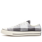 Converse Men's Chuck 70 Ox Sneakers in Black/Grey/Pristine