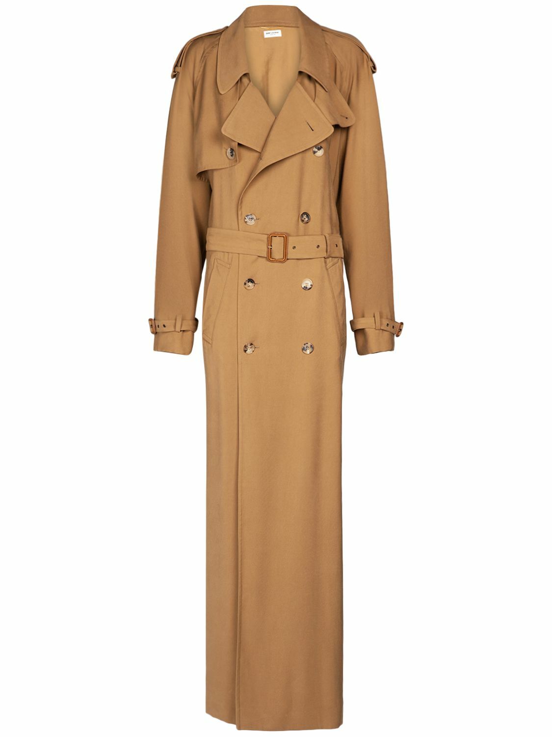 SAINT LAURENT - Twill Trench Coat