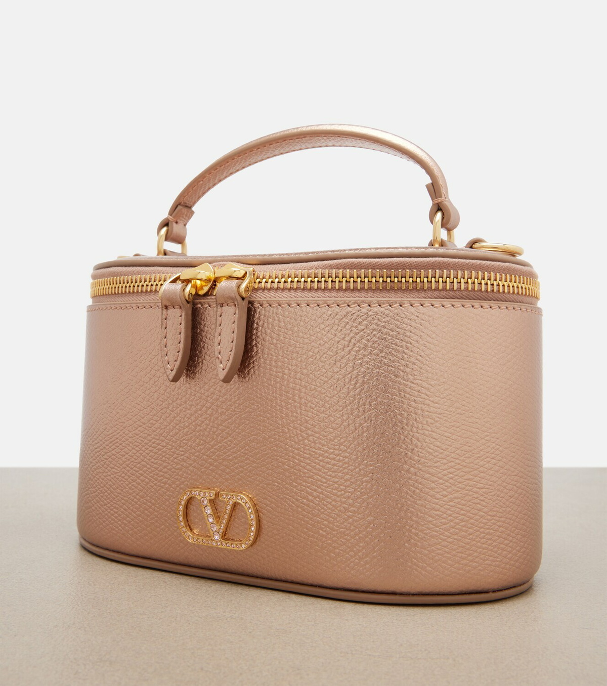 Valentino Garavani Vlogo Small leather top handle bag