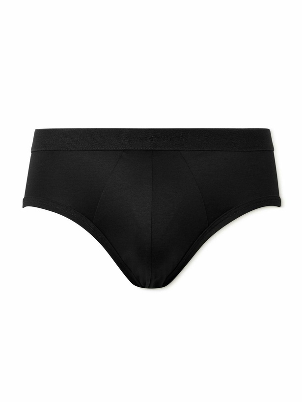 Photo: ZIMMERLI - Sea Island Cotton Briefs - Black