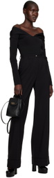 Ferragamo Black Mini Gancini Backpack