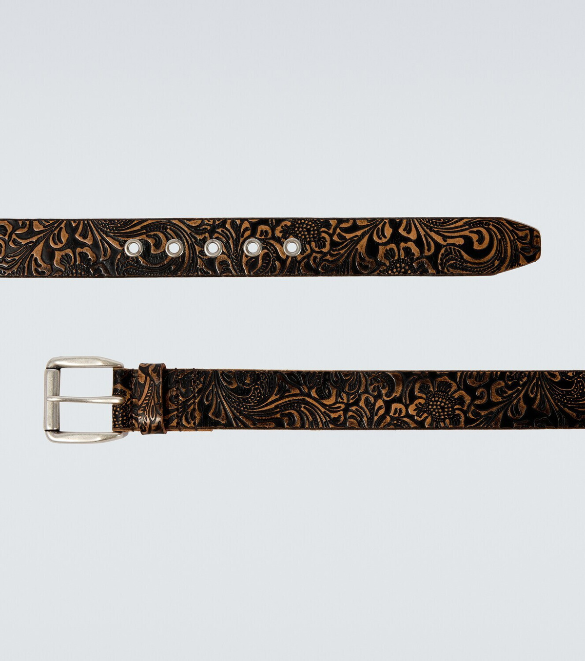 Our Legacy 40mm paisley leather belt