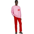 SSENSE WORKS SSENSE Exclusive Jeremy O. Harris Pink Rose Sweatshirt