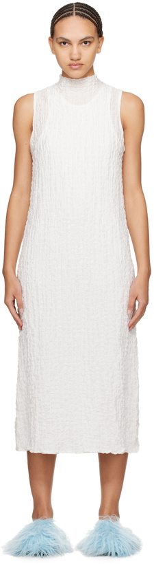 Photo: Song for the Mute White High Neck Midi Dress