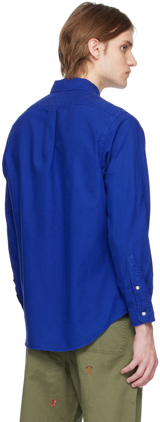Garment Dyed Cotton Polo Blue
